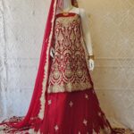 Crimson Farshi Bridal Set