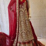Red Banarsi Farshi Lehenga