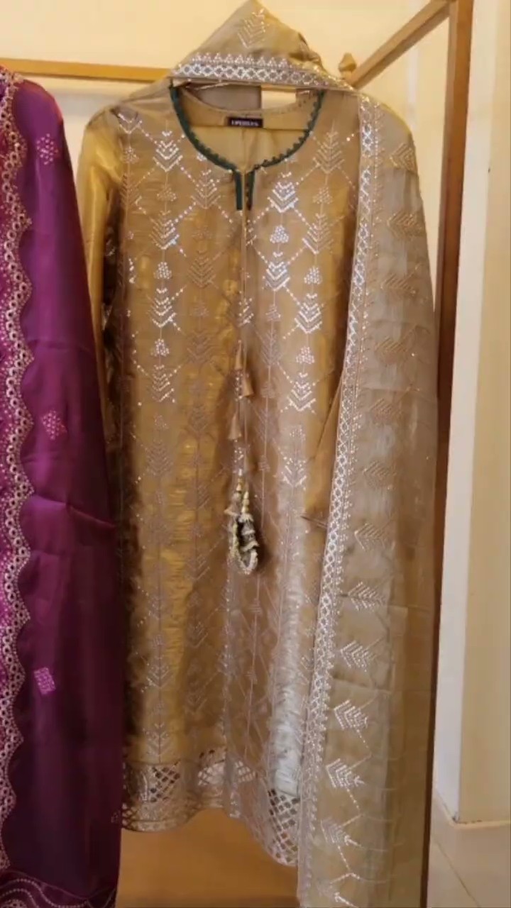 Gold Embroidered Suit - Image 3