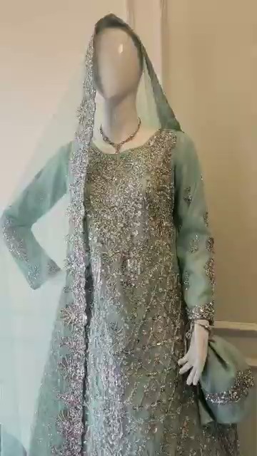 Ice Blue Royale Bridal Maxi - Image 4