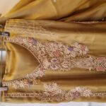 Royale Floral Embellished Silk Suit