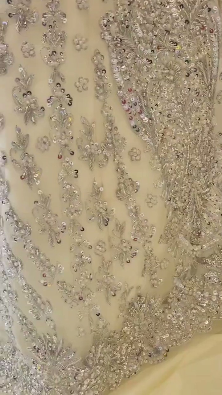 Off-White Elegance Bridal Maxi - Image 3