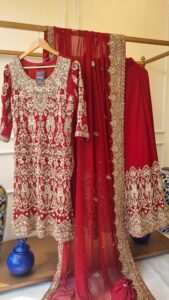 Bridal Long Shirt Lehenga Set