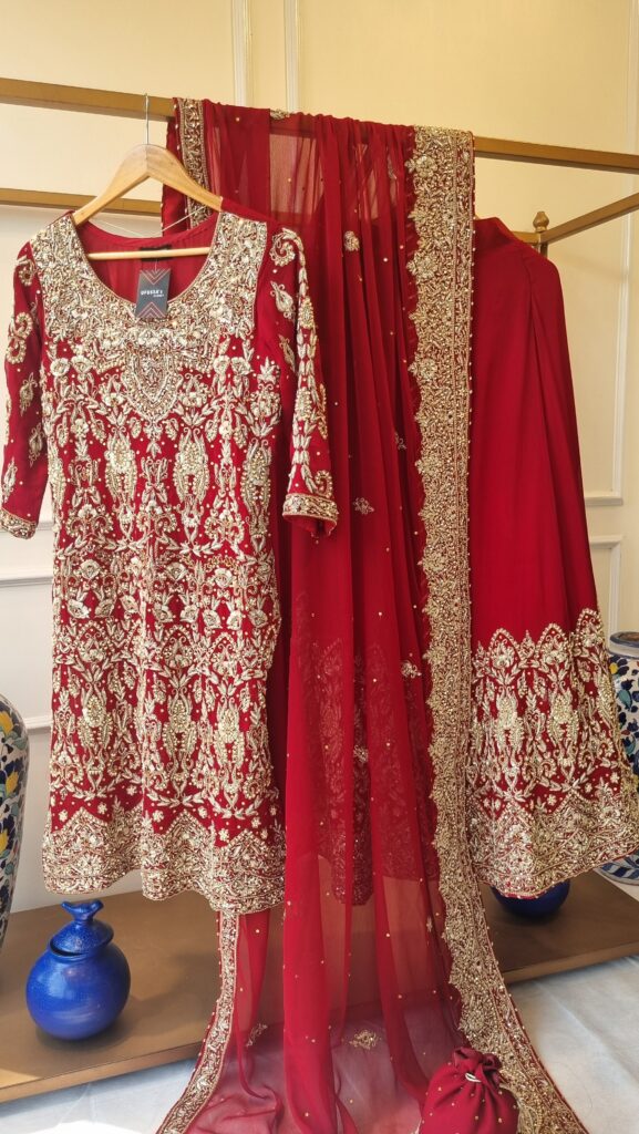 Bridal Long Shirt Lehenga Set