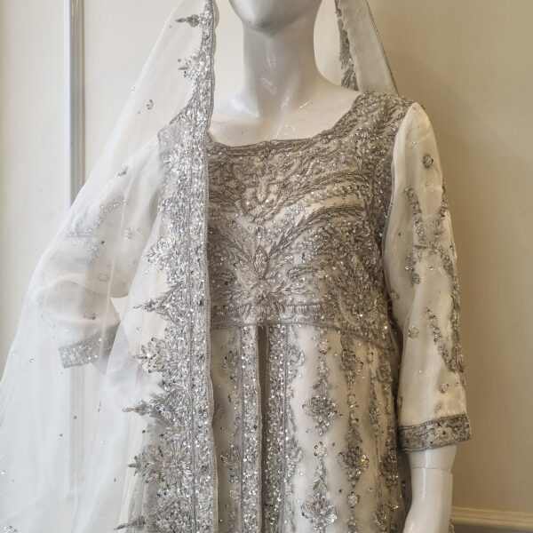 Ivory Royale Organza Bridal Maxi