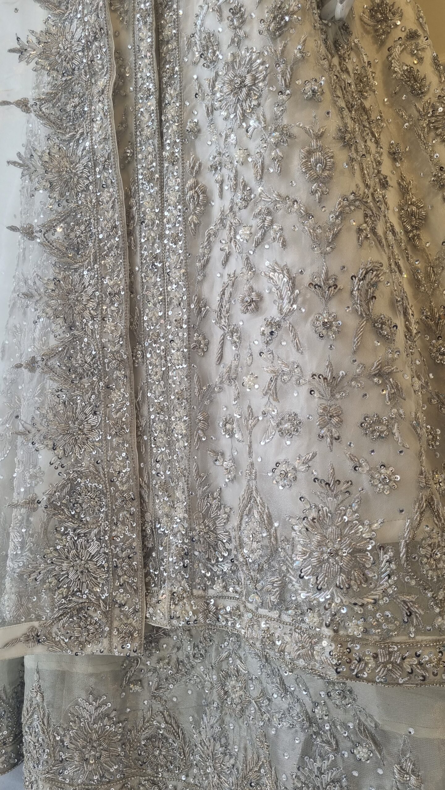 Ivory Royale Organza Bridal Maxi