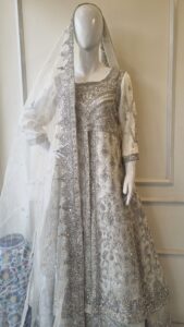 Ivory Royale Organza Bridal Maxi