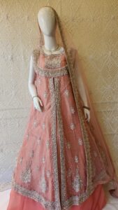 Blush Silver Front Open Maxi (SALE)