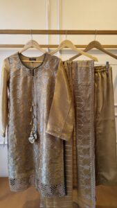 Gold Embroidered Suit