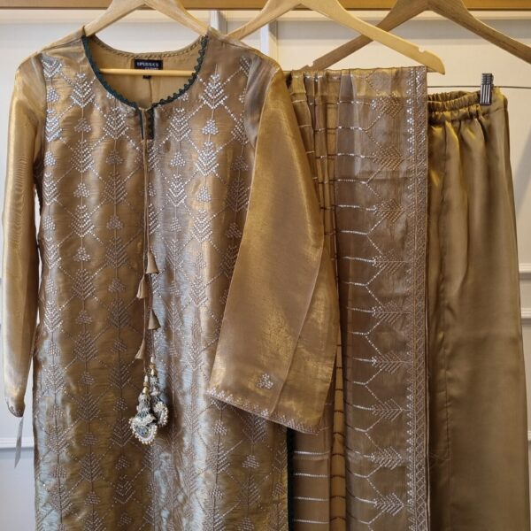 Gold Embroidered Suit