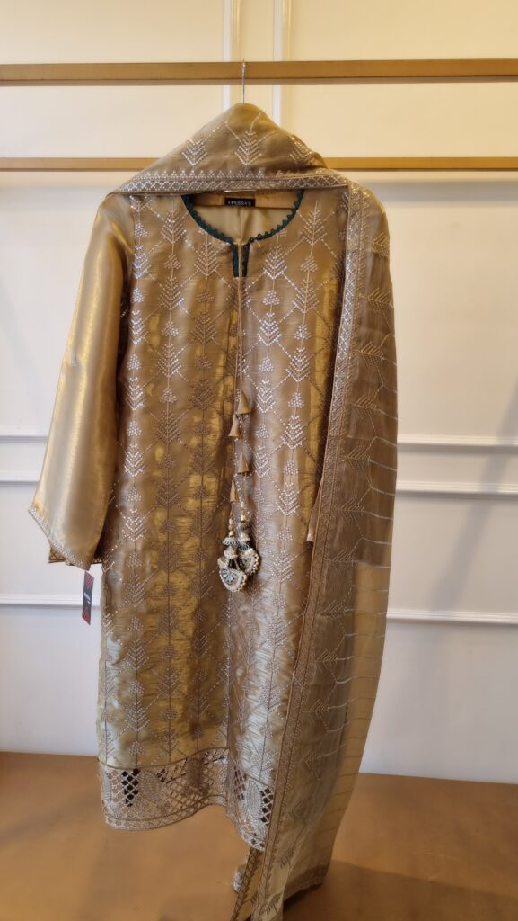 Gold Embroidered Suit
