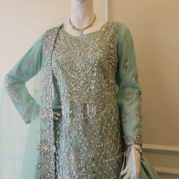 Ice Blue Royale Bridal Maxi