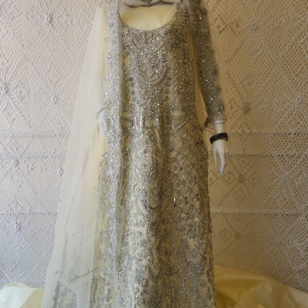 Off-White Elegance Bridal Maxi