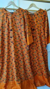 Sunset Bloom Embroidered Kaftan