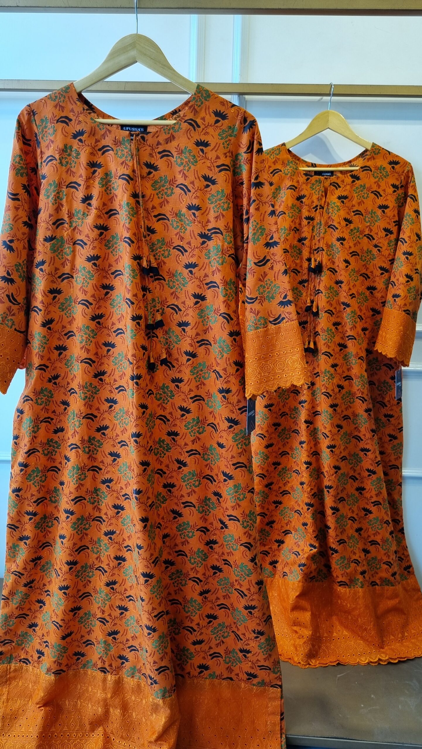 Sunset Bloom Embroidered Kaftan
