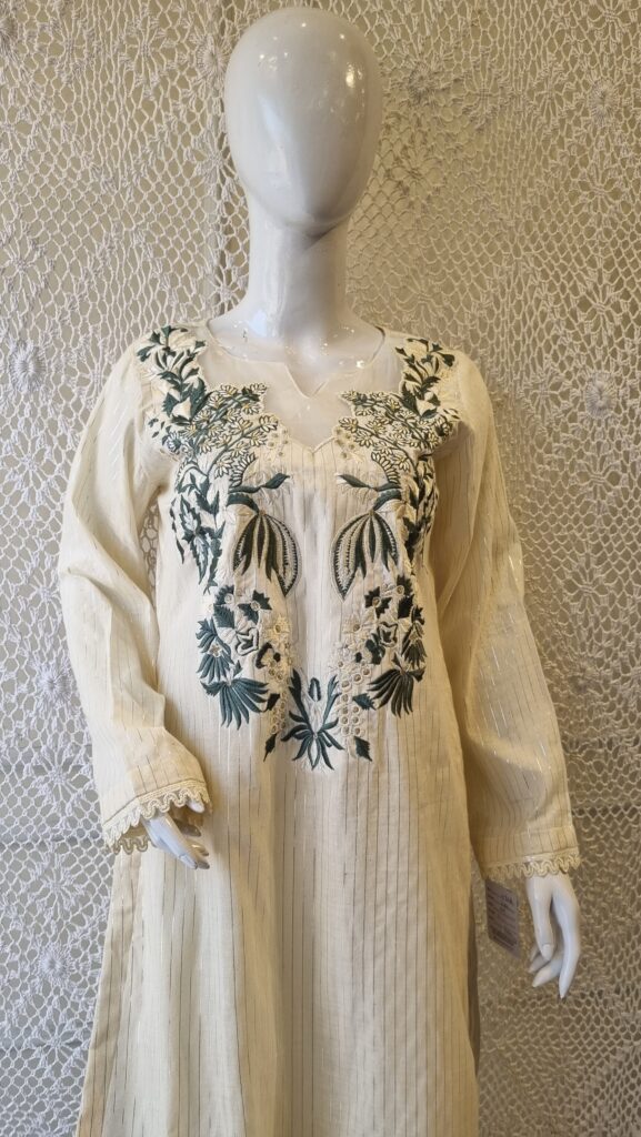 White Elegance Lawn Suit